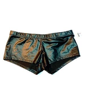 Black spandex shorts